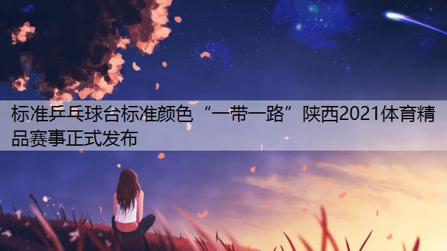 标准乒乓球台标准颜色“一带一路”陕西2021体育精品赛事正式发布